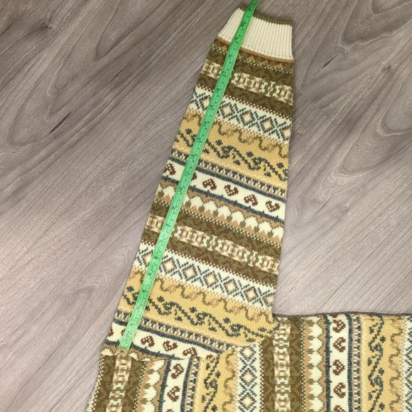 Vintage 90s St. Michael Women's Fair Isle Cardigan UK size 14 - Picture 4 of 8